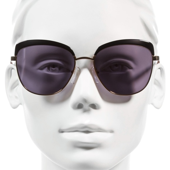 NWT Prada Square Catwalk Sunglasses Gold/Burgundy - Picture 8 of 8